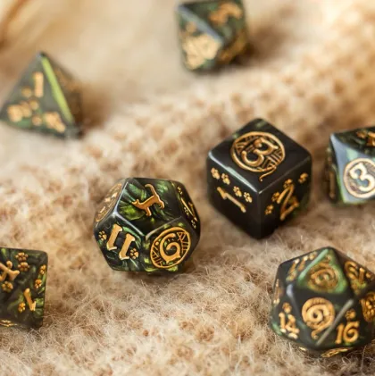 Q-Workshop - Cats RPG Dice Set: Pixel (7-delig)