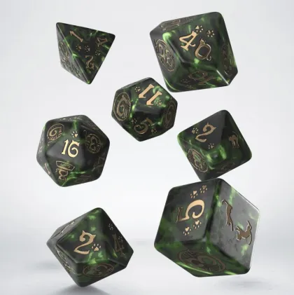 Q-Workshop - Cats RPG Dice Set: Pixel (7-delig)