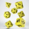 Q-Workshop - Cyberpunk Red RPG Dice Set: Danger Zone (7-delig)