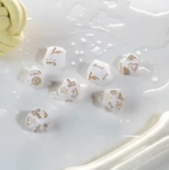 Q-Workshop - Dogs RPG Dice Set: Charlie (7-delig)