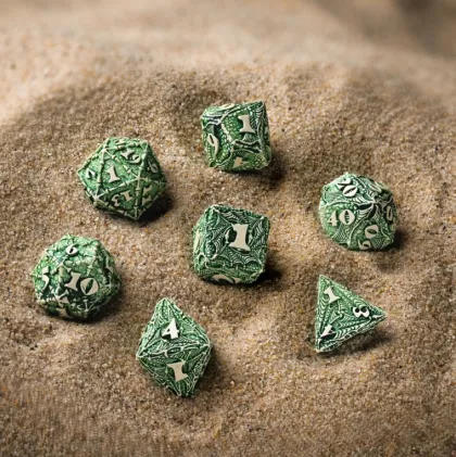 Q-Workshop -Dracopolis RPG Dice Set: The Andean Longneck (7-delig)