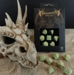 Q-Workshop -Dracopolis RPG Dice Set: The Andean Longneck (7-delig)