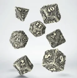 Q-Workshop -Dracopolis RPG Dice Set: The Scandinavian Blackfang (7-delig)