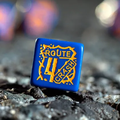Q-Workshop - Final Race RPG Dice Set: Road Fever (7-delig)