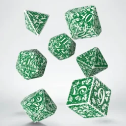 Q-Workshop - Forest RPG Dice Set: Tundra (7-delig)