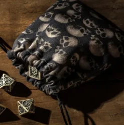 Q-Workshop - Full Art Dice Pouch: Skull