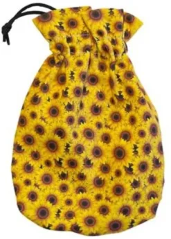 Q-Workshop - Full Art Dice Pouch: Sunflower