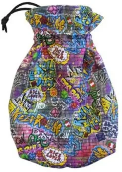 Q-Workshop - Full Art Dice Pouch: Graffiti