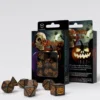 Q-Workshop - Halloween RPG Dice Set: Pumpkin Black & Orange (7-delig)