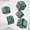 Q-Workshop - Harry Potter Dice & Pouch: Slytherin (5-delig)