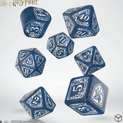 Q-Workshop - Harry Potter Modern RPG Dice Set: Ravenclaw - Blue (7-delig)