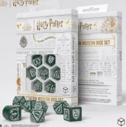 Q-Workshop - Harry Potter Modern RPG Dice Set: Slytherin - Green (7-delig)