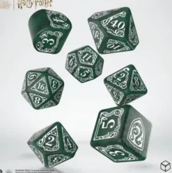 Q-Workshop - Harry Potter Modern RPG Dice Set: Slytherin - Green (7-delig)