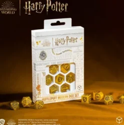 Q-Workshop - Harry Potter Modern RPG Dice Set: Hufflepuff - Yellow (7-delig)