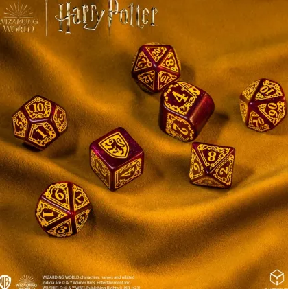 Q-Workshop - Harry Potter Modern RPG Dice Set: Gryffindor - Red (7-delig)