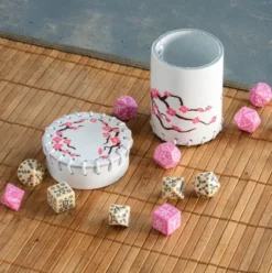 Q-Workshop - Japanese RPG Dice Set: Sweet Spring Memory (7-delig)