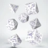 Q-Workshop - Japanese RPG Dice Set: Blue Star Lotus (7-delig)