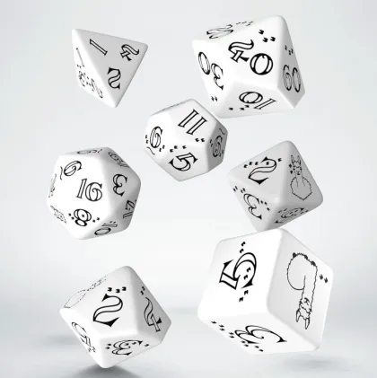 Q-Workshop - Llama RPG Dice Set: Bright (7-delig)