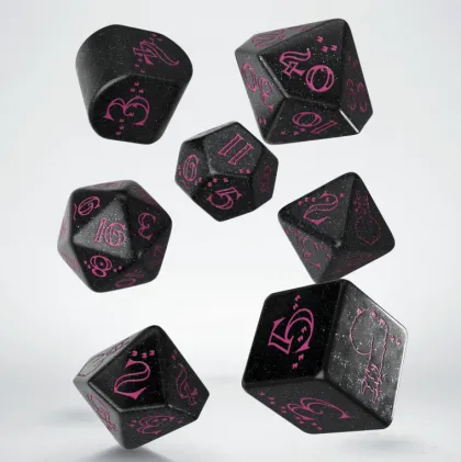 Q-Workshop - Llama RPG Dice Set: Spitty (7-delig)