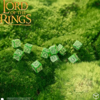 Q-Workshop - Lord of the Rings D6 Dice Set: Shire (10-delig)