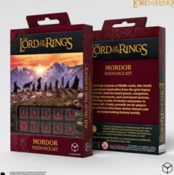 Q-Workshop - Lord of the Rings D6 Dice Set: Mordor (10-delig)