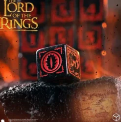 Q-Workshop - Lord of the Rings D6 Dice Set: Mordor (10-delig)