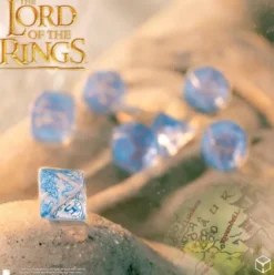 Q-Workshop - Lord of the Rings RPG Dice Set: Rivendell - Water (7-delig)
