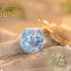 Q-Workshop - Lord of the Rings RPG Dice Set: Rivendell - Water (7-delig)