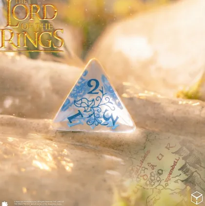 Q-Workshop - Lord of the Rings RPG Dice Set: Rivendell - Water (7-delig)