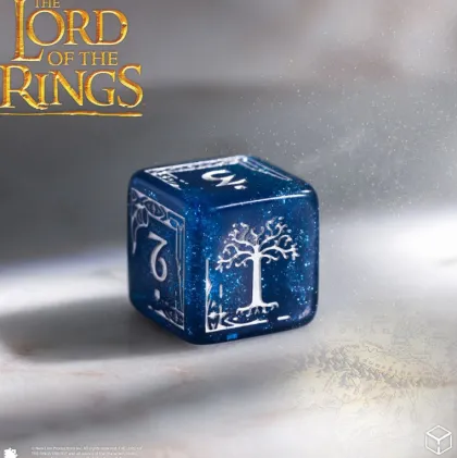 Q-Workshop - Lord of the Rings RPG Dice Set: Gondor (7-delig)
