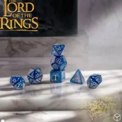 Q-Workshop - Lord of the Rings RPG Dice Set: Gondor (7-delig)