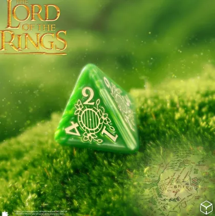 Q-Workshop - Lord of the Rings RPG Dice Set: Shire (7-delig)