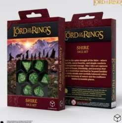 Q-Workshop - Lord of the Rings RPG Dice Set: Shire (7-delig)