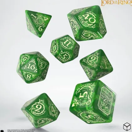 Q-Workshop - Lord of the Rings RPG Dice Set: Shire (7-delig)