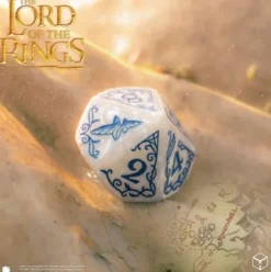 Q-Workshop - Lord of the Rings RPG Dice Set: Rivendell - Stone (7-delig)