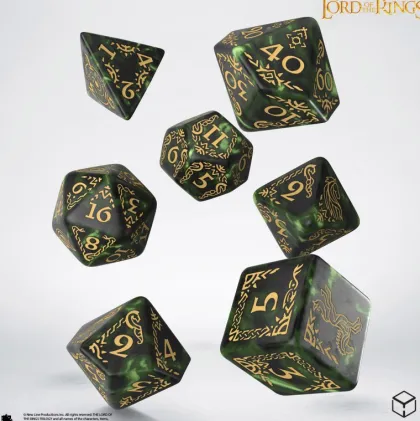 Q-Workshop - Lord of the Rings RPG Dice Set: Rohan (7-delig)