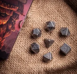 Q-Workshop - Metal RPG Dice Set: Svetovid (7-delig)