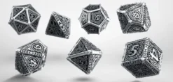 Q-Workshop - Metal RPG Dice Set: Svetovid (7-delig)