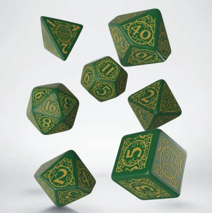 Q-Workshop - Pathfinder RPG Dice Set: Jade Regent (7-delig)