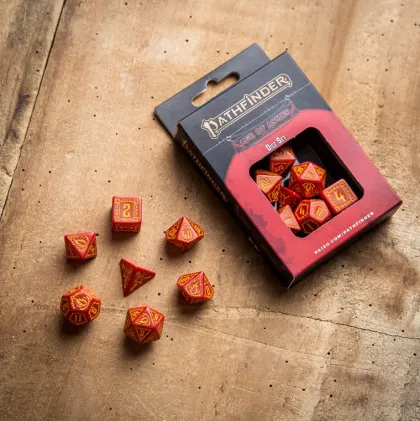 Q-Workshop - Pathfinder RPG Dice Set: Age of Ashes (7-delig)