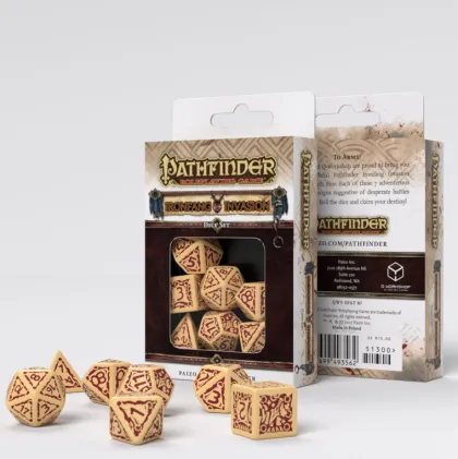 Q-Workshop - Pathfinder RPG Dice Set: Ironfang Invasion (7-delig)