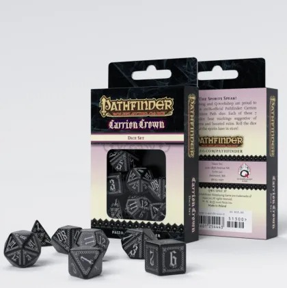 Q-Workshop - Pathfinder RPG Dice Set: Carrion Crown (7-delig)