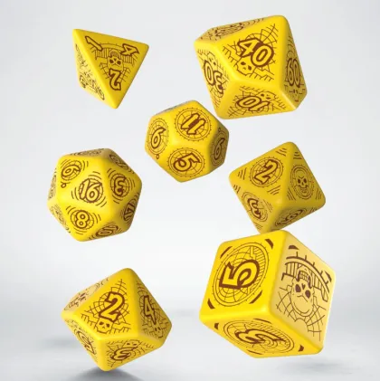 Q-Workshop - Pathfinder RPG Dice Set: Skull & Shackles (7-delig)