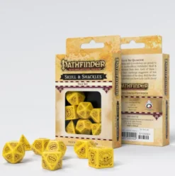 Q-Workshop - Pathfinder RPG Dice Set: Skull & Shackles (7-delig)