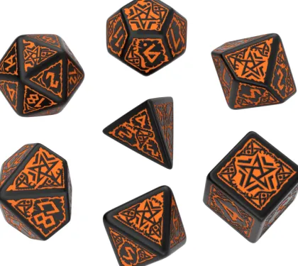 Q-Workshop - Pathfinder RPG Dice Set: Hell's Vengeance (7-delig)