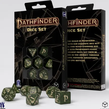 Q-Workshop - Pathfinder RPG Dice Set: Arcadia (7-delig)