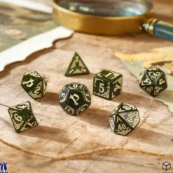 Q-Workshop - Pathfinder RPG Dice Set: Arcadia (7-delig)