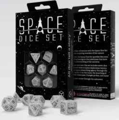 Q-Workshop - Space RPG Dice Set: Apollo (7-delig)