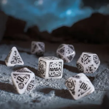 Q-Workshop - Space RPG Dice Set: Apollo (7-delig)