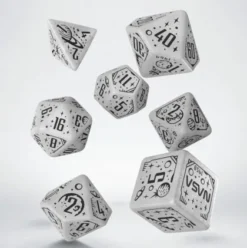 Q-Workshop - Space RPG Dice Set: Apollo (7-delig)